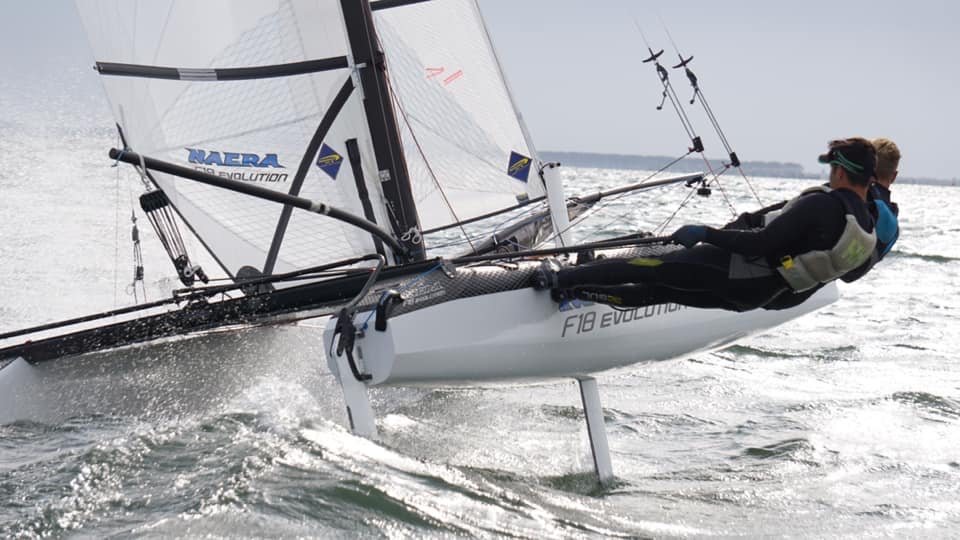 Nacra F18 évolution